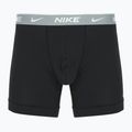 Мъжки боксерки Nike Everyday Cotton Stretch 3 чифта би/желязно сиво/ясно сиво с висока лъскава текстура wb 2