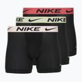 Мъжки боксерки Nike Dri-Fit Essential Micro Boxer Brief 3 чифта blk washed coral/olive aura/abrtract blue edge wb