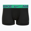 Мъжки боксерки Nike Dri-Fit Essential Micro Trunk 3 чифта black green shock/wild violet/black text wb 2