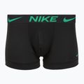 Мъжки боксерки Nike Dri-Fit Essential Micro Trunk 3 чифта black green shock/wild violet/black text wb 4