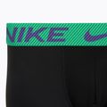 Мъжки боксерки Nike Dri-Fit Essential Micro Trunk 3 чифта black green shock/wild violet/black text wb 6