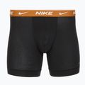 Мъжки боксерки Nike Everyday Cotton Stretch 3 чифта черни light crimsn/desrt ochre/черен колан 2