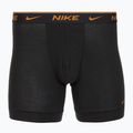 Мъжки боксерки Nike Everyday Cotton Stretch 3 чифта черни light crimsn/desrt ochre/черен колан 4