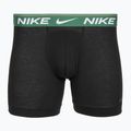 Мъжки боксерки Nike Dri-FIT Ultra Comfort 3 чифта черни evrgreen aura/deep night/черен колан 2