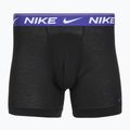 Мъжки боксерки Nike Dri-FIT Ultra Comfort 3 чифта черни evrgreen aura/deep night/черен колан 3