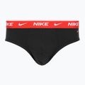 Мъжки памучни слипове Nike Everyday Stretch Brief 3 чифта black light crimson/desert ochre/black wb 2