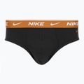 Мъжки памучни слипове Nike Everyday Stretch Brief 3 чифта black light crimson/desert ochre/black wb 3