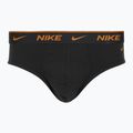 Мъжки памучни слипове Nike Everyday Stretch Brief 3 чифта black light crimson/desert ochre/black wb 4