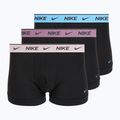 Мъжки боксерки Nike Cotton Stretch Trunk 3 pack charcoal heather