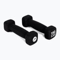 Неопренови дъмбели 1 кг Pure2Improve черен P2I201390 2