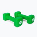 Неопренови дъмбели 2 кг Pure2Improve зелен P2I201400