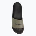 Calvin Klein мъжки джапанки HM0HM01063 Chuncky Pool Slide Rub Smokey Olive/Black 5