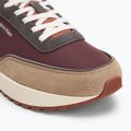 Calvin Klein мъжки обувки HM0HM01714 Low Top Lace Up Repreve Mix Silver Mink/Vineyard Wine 7