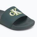 Мъжки джапанки Calvin Klein YM0YM01281 Jelly Mono PU Seaside Aqua/White 7