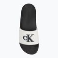 Calvin Klein мъжки джапанки YM0YM01281 Jelly Mono PU Bright White/Black 5