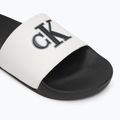 Calvin Klein мъжки джапанки YM0YM01281 Jelly Mono PU Bright White/Black 7