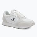 Calvin Klein мъжки обувки YM0YM01326 Retro Runner Sock Lace Up Ny-Su Bright White/Black
