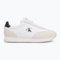 Calvin Klein мъжки обувки YM0YM01325 Retro Runner Lace Up Ny-Su Bright White/Black 2