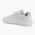 Calvin Klein дамски обувки YW0YW01224 Cupsole Mono Lth Wn white/silver 3