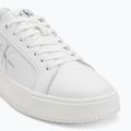 Calvin Klein дамски обувки YW0YW01224 Cupsole Mono Lth Wn white/silver 7
