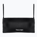 Calvin Klein Горна част на бански костюм Bandeau-Rp черна