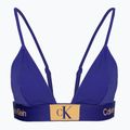 Горнище на бански костюм Calvin Klein Fixed Triangle-RP midnight lagoon