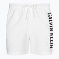 Мъжки бански шорти Calvin Klein Medium Drawstring classic white