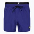 Мъжки къси панталони за плуване Calvin Klein Medium Double WB midnight lagoon