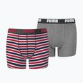 Детски боксерки PUMA Printed Basic 2 чифта ribbon red