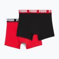 Мъжки боксерки PUMA Everyday Basic 2 чифта red/black 2