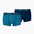 Мъжки боксерки PUMA Everyday Trunk 2 чифта light blue melange