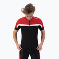 Мъжка колоездачна тениска Rogelli Course black/red/white