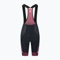 Rogelli Impress II Bib Short дамски къси панталони за колоездене burgundy/coral/black 4