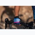 Дамски ръкавици за колоездене Rogelli Impress II blue/pink/black 3