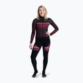Дамски велосипеден екип с дълъг ръкав Rogelli Impress II bordeaux / coral 2