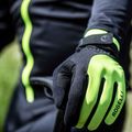 Мъжки велосипедни ръкавици Rogelli Core II Winter Windproof fluor 3