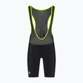 Rogelli Core Bib Short мъжки къси панталони за колоездене черно/флуорно жълто 6