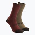 Чорапи Rogelli Wool Wintersocks 2 чифта burgundy/brown