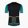 Мъжка тениска за колоездене Rogelli Fast black/teal/green 7