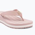 Дамски джапанки Tommy Hilfiger Im Th Chainprint Midwedge Sandal foggy pink 7