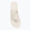 Дамски джапанки Tommy Hilfiger Stripes Wedge Beach Sandal ivory 5