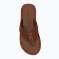 Мъжки джапанки Tommy Hilfiger Leather Beach Sandal winter cognac 5