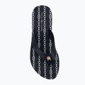 Дамски джапанки Tommy Hilfiger Im Th Chainprint Midwedge Sandal space blue 5