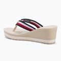 Дамски джапанки Tommy Hilfiger Corporate Wedge Beach Sandal muslin 3