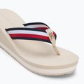 Дамски джапанки Tommy Hilfiger Corporate Wedge Beach Sandal muslin 7