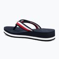 Дамски джапанки Tommy Hilfiger Corp Mid Wedge Beach Sandal space blue 3