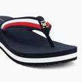 Дамски джапанки Tommy Hilfiger Corp Mid Wedge Beach Sandal space blue 7