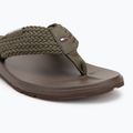 Мъжки джапанки Tommy Hilfiger Molded Web Beach Sandal army green 7