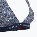 Горнище на бански костюм Tommy Hilfiger Halter Rp Print illustrated wave dark night navy 3