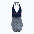 Дамски бански костюм от една част Tommy Hilfiger Halter One Piece Rp Print илюстрирана вълна dark night navy 2